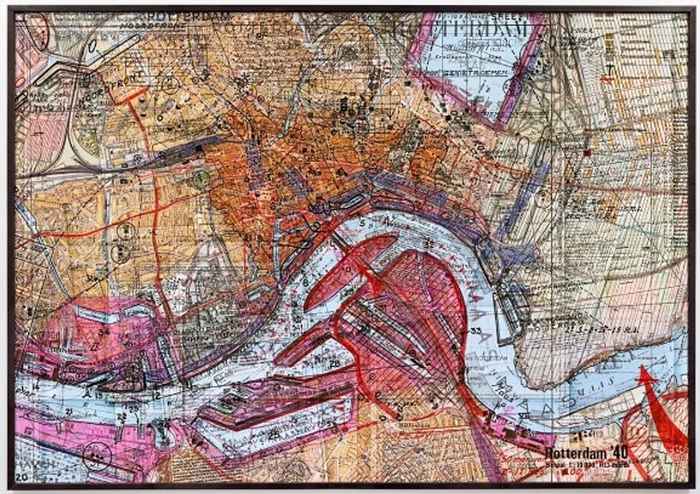 Werk van Gert Jan Kocken: Depictions of Rotterdam 1940-1945