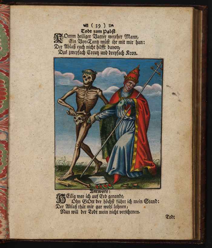 Merian, Matthaeus, Johann Benjamin Andreae, and Heinrich Hort. Todten-Tantz. Franckfurt am Mayn: bey Joh. B. Andreä und H. Hort, 1725.