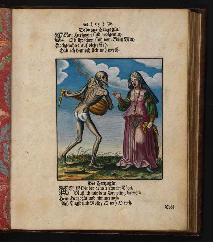 Merian, Matthaeus, Johann Benjamin Andreae, and Heinrich Hort. Todten-Tantz. Franckfurt am Mayn: bey Joh. B. Andreä und H. Hort, 1725.