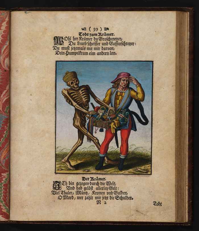 Merian, Matthaeus, Johann Benjamin Andreae, and Heinrich Hort. Todten-Tantz. Franckfurt am Mayn: bey Joh. B. Andreä und H. Hort, 1725.