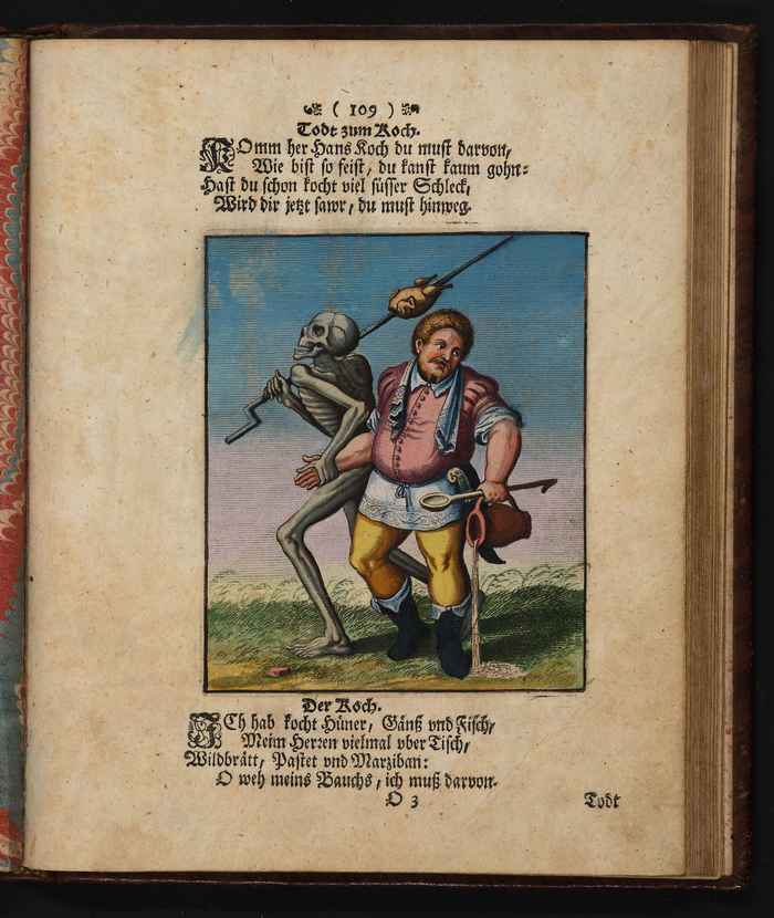 Merian, Matthaeus, Johann Benjamin Andreae, and Heinrich Hort. Todten-Tantz. Franckfurt am Mayn: bey Joh. B. Andreä und H. Hort, 1725.